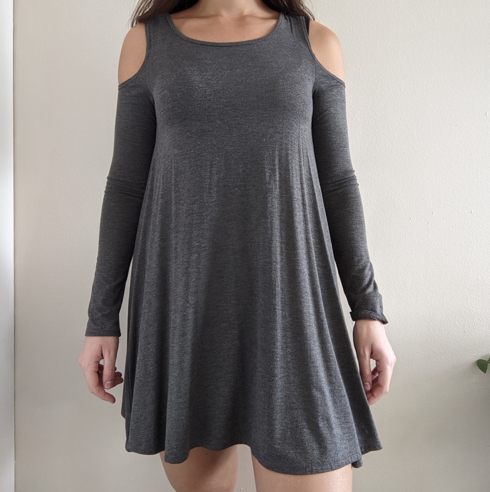 Grey mini dress